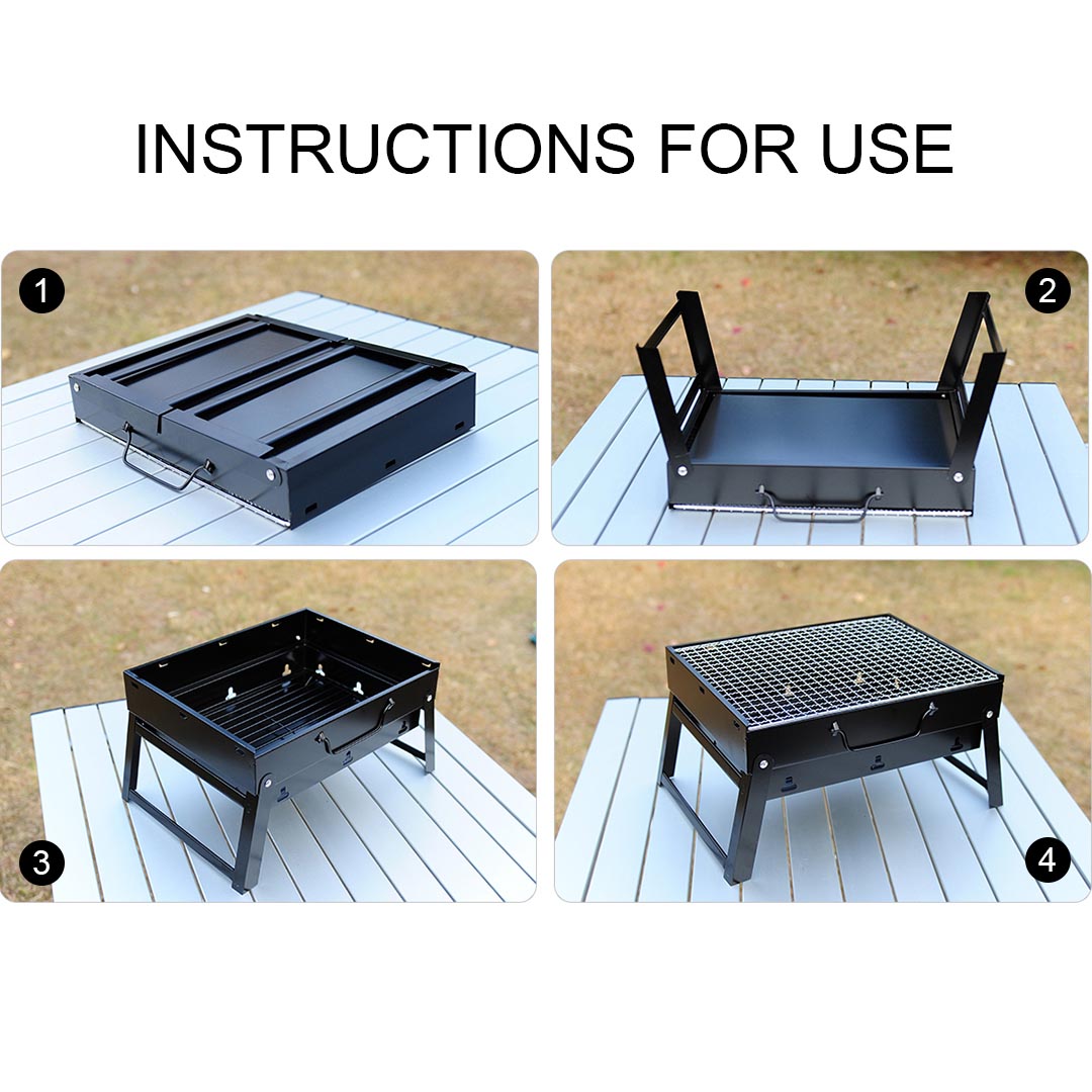 Soga 2X Portable Mini Folding Thick Box-Type Charcoal Grill For Outdoor Bbq Camping, Sports &Amp; Outdoors, Camping &Amp; Hiking, Gas &Amp; Fuel Appliances, Portable Stoves, ,  - Nz Depot 7