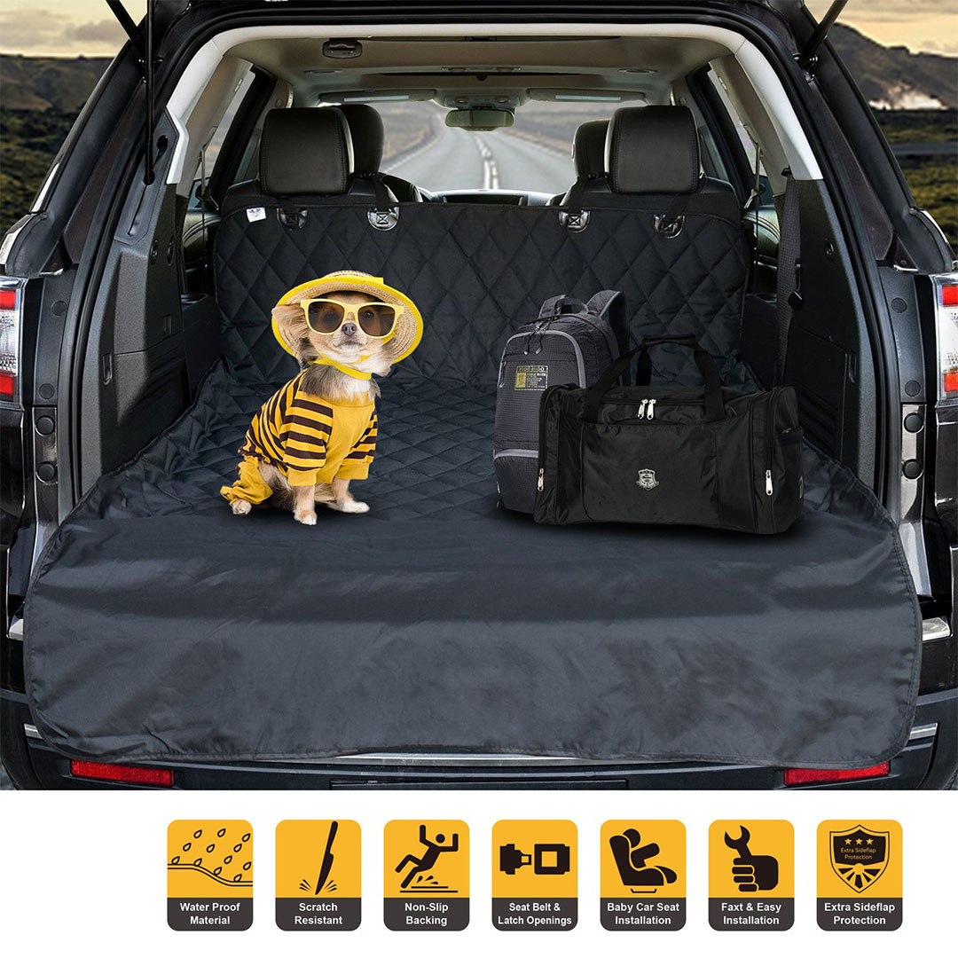 Soga 2X Premium Car Trunk Pet Mat Boot Cargo Liner Waterproof Seat Cover Protector Hammock Non-Slip Pet Travel Essentials, Pet Supplies, Dogs, Carriers &Amp; Travel Products, , ,  - Nz Depot 8