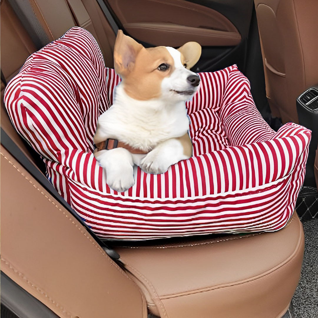 Soga 2X Red Pet Car Seat Sofa Safety Soft Padded Portable Travel Carrier Bed, Pet Supplies, Dogs, Carriers &Amp; Travel Products, , ,  - Nz Depot 3