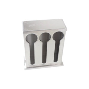 SOGA 2X Stainless Steel Buffet Restaurant Spoon Utensil Holder Storage Rack 3 Holes, Home & Living, Kitchen & Dining, Tableware, Cutlery, ,  - NZ DEPOT 2