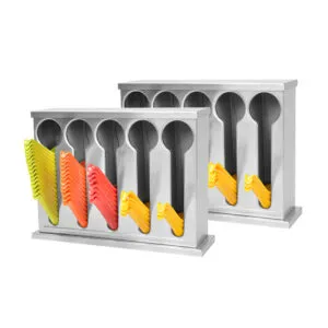 SOGA 2X Stainless Steel Buffet Restaurant Spoon Utensil Holder Storage Rack 5 Holes, Home & Living, Kitchen & Dining, Tableware, Cutlery, ,  - NZ DEPOT 1