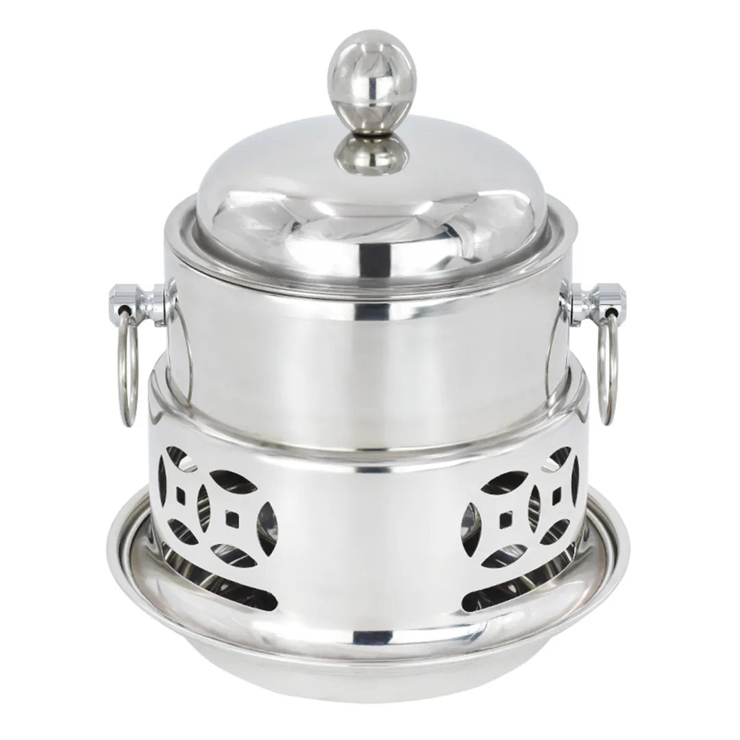 Soga 2X Stainless Steel Mini Asian Buffet Hot Pot Single Person Shabu Alcohol Stove Burner With Lid, Business &Amp; Industrial, Food Service, Plate &Amp; Dish Warmers, , ,  - Nz Depot 3