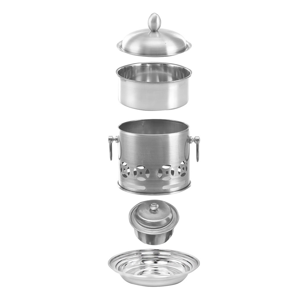 Soga 2X Stainless Steel Mini Asian Buffet Hot Pot Single Person Shabu Alcohol Stove Burner With Lid, Business &Amp; Industrial, Food Service, Plate &Amp; Dish Warmers, , ,  - Nz Depot 5