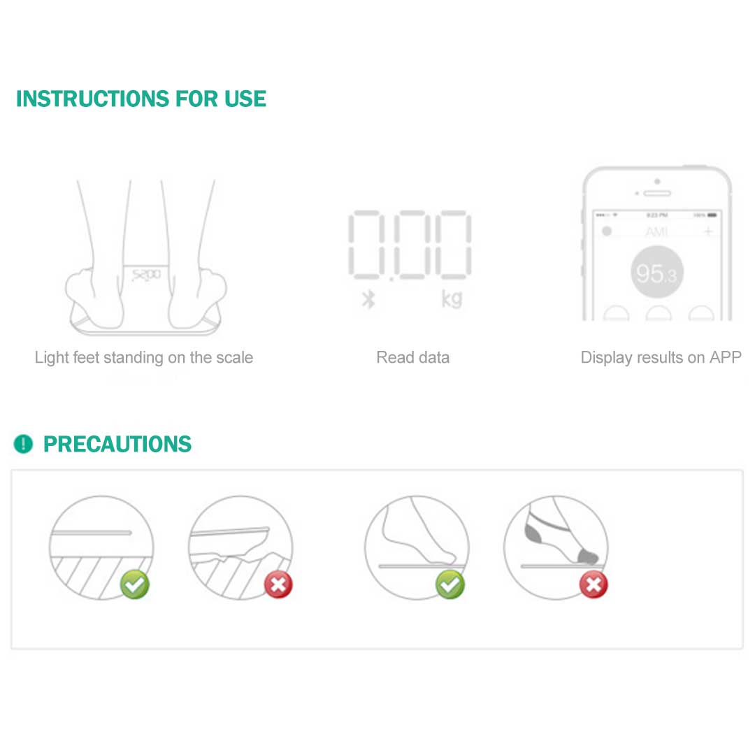 Soga 2X Wireless Bluetooth Digital Body Fat Scale Bathroom Health Analyser Weight Black, Home &Amp; Living &Gt; Bathroom &Gt; Bathroom Accessories &Gt; Bathroom Scales, , , , ,  - Nz Depot 7