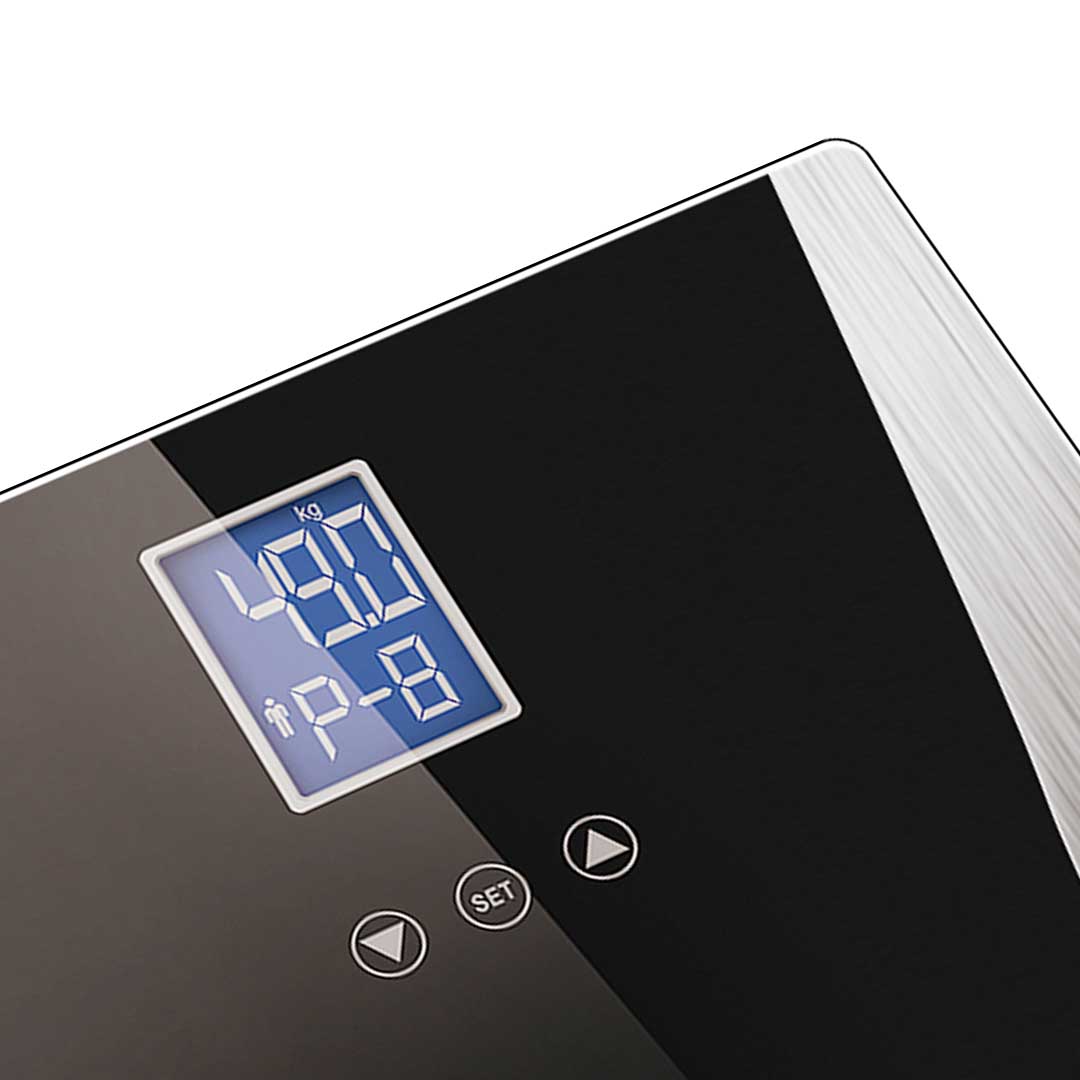 Soga 2X Wireless Digital Body Fat Lcd Bathroom Weighing Scale Electronic Weight Tracker Black, Home &Amp; Living &Gt; Bathroom &Gt; Bathroom Accessories &Gt; Bathroom Scales, , , , ,  - Nz Depot 2