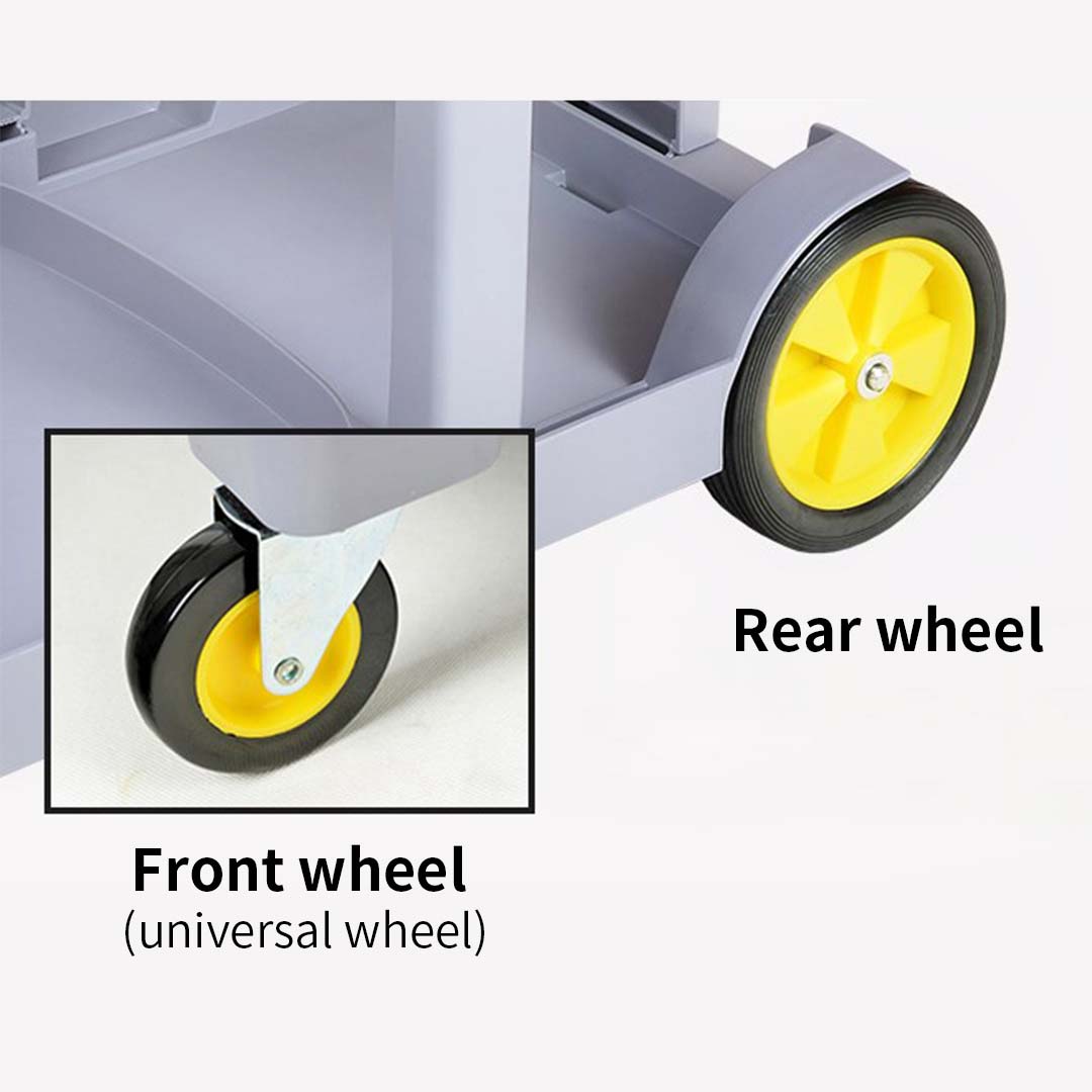 SOGA 3 Tier Multifunction Janitor Cleaning Waste Cart Trolley and Waterproof Bag, Business & Industrial, Food Service, Food Service Carts, , ,  - NZ DEPOT 5