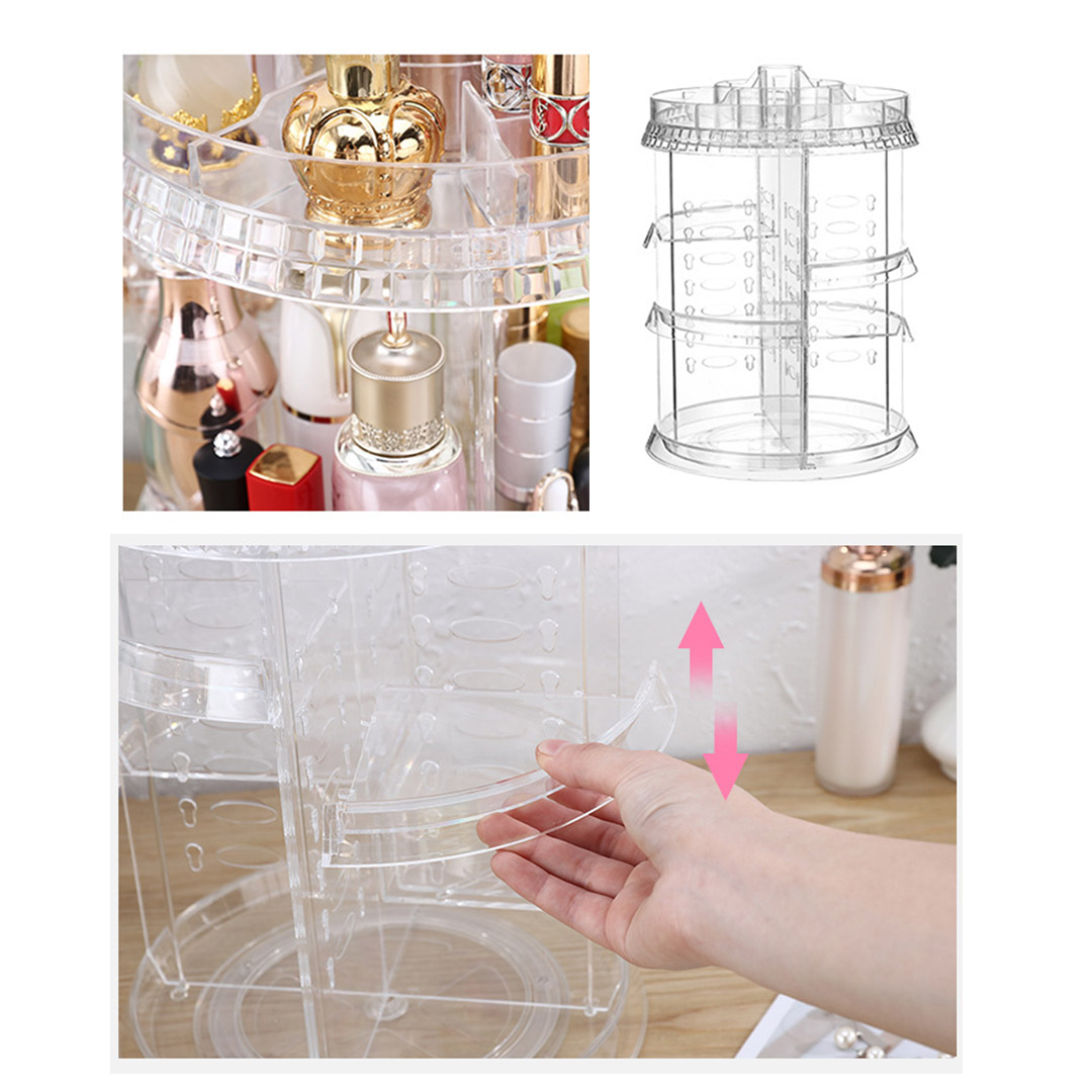 Soga 360 Degree Rotating Makeup Organiser Cosmetics Holder Display Stand Skincare Home Decor, Home, Bathroom, Bathroom Accessories, Bathroom Storage, ,  - Nz Depot 5