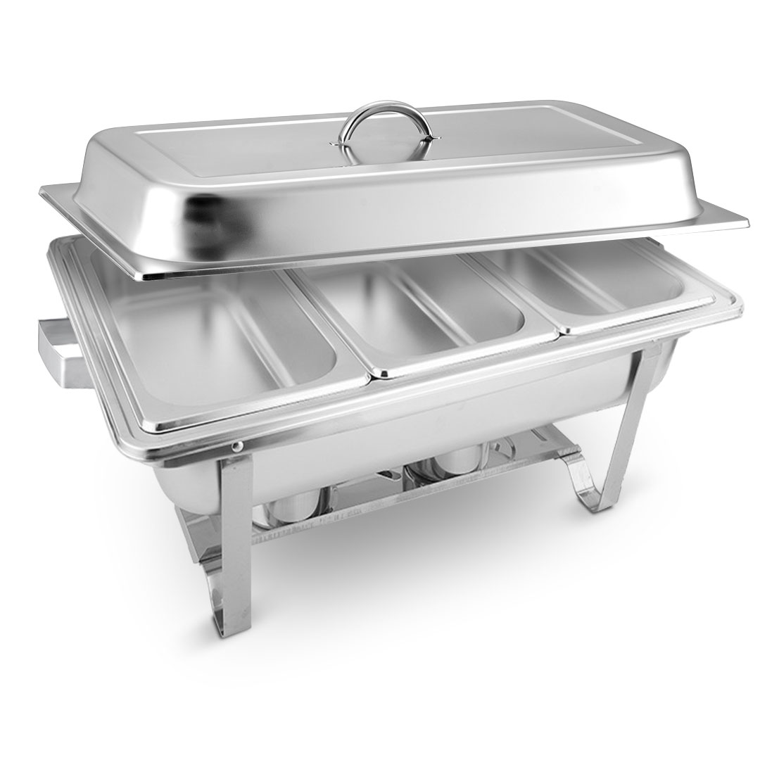 Soga 3L Triple Tray Stainless Steel Chafing Food Warmer Catering Dish, Furniture, Kitchen &Amp; Dining Room Furniture, Buffets, Sideboards &Amp; Kitchen Islands, , ,  - Nz Depot 1