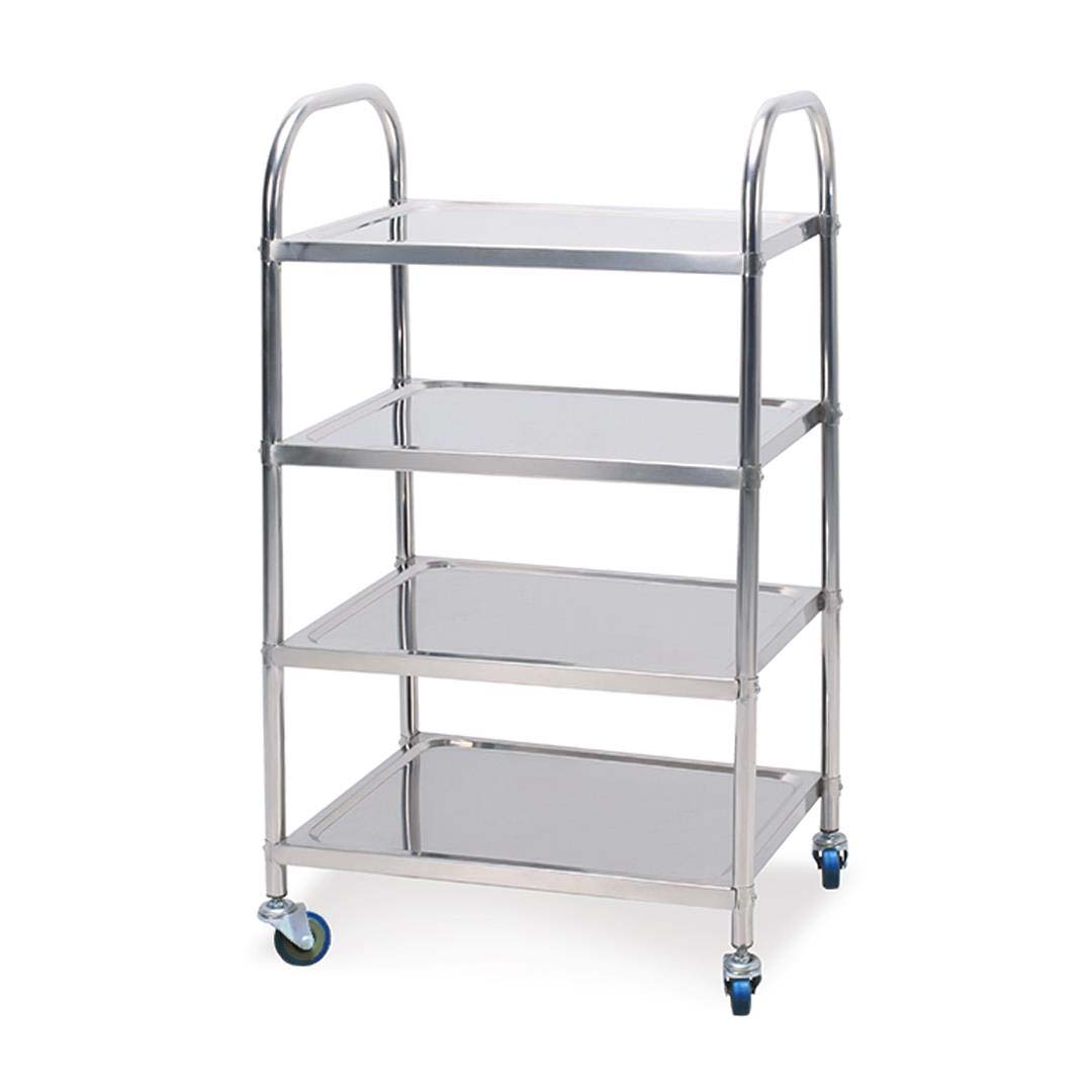 SOGA 4 Tier 860x540x1170 Stainless Steel Kitchen Dining Food Cart Trolley Utility, Business & Industrial, Food Service, Food Service Carts, , ,  - NZ DEPOT 1