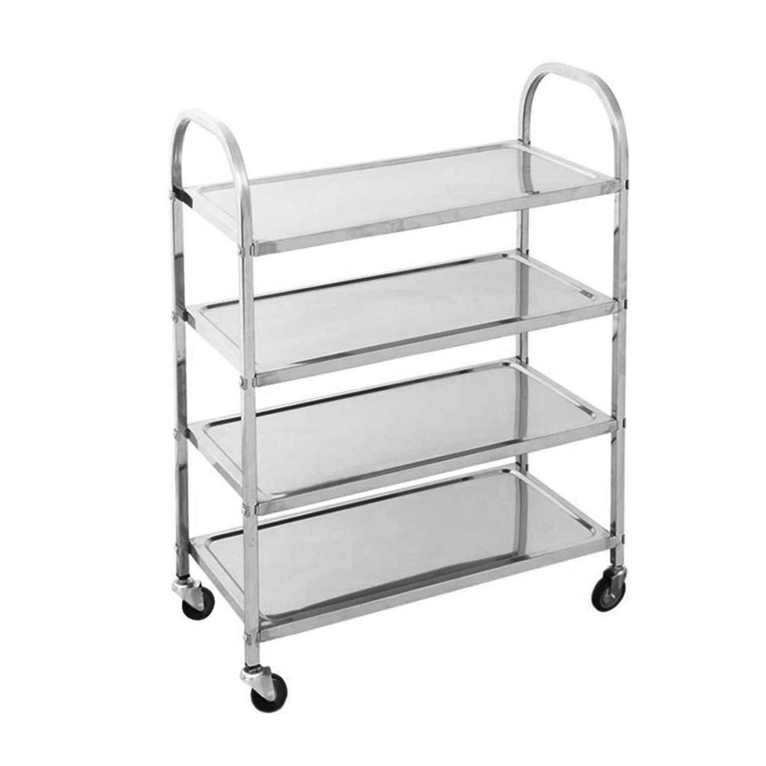 Soga 4 Tier 950X500X1220 Stainless Steel Kitchen Dining Food Cart Trolley Utility, Business &Amp; Industrial, Food Service, Food Service Carts, , ,  - Nz Depot 1