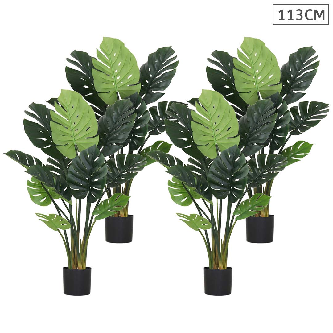 Soga 4X 113Cm Artificial Indoor Potted Turtle Back Fake Decoration Tree Flower Pot Plant, Home &Amp; Living, Home Decor, Artificial Plants, , ,  - Nz Depot 1