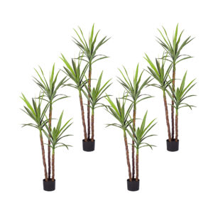 SOGA 4X 150cm Artificial Natural Green Dracaena Yucca Tree Fake Tropical Indoor Plant Home Office Decor, Home & Living, Home Decor, Artificial Plants, , ,  - NZ DEPOT 1