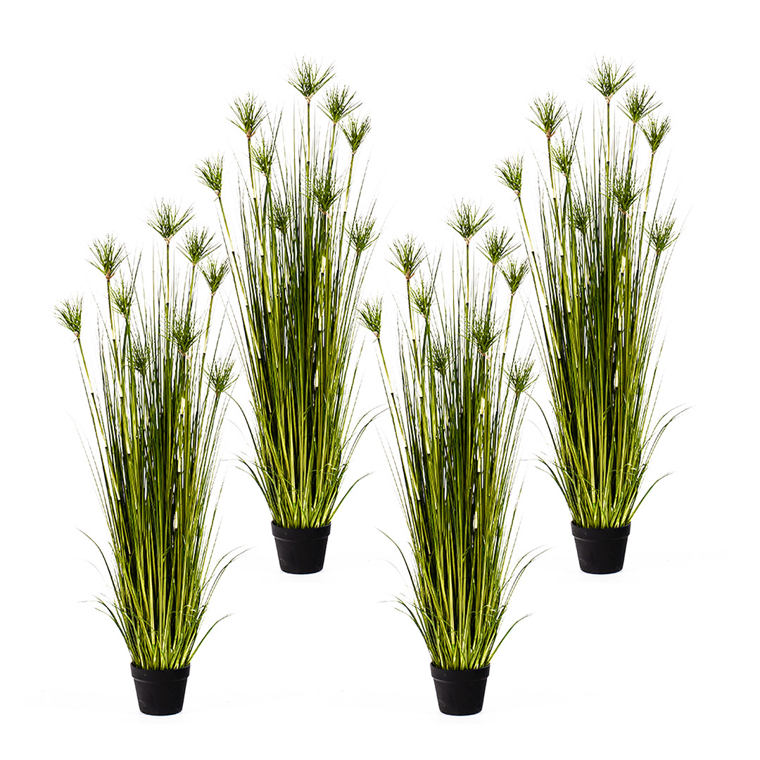 Soga 4X 150Cm Cyperus Papyrus Plant Tree Artificial Green Grass, Home Or Office Indoor Greenery Accent, Home &Amp; Living, Home Decor, Artificial Plants, , ,  - Nz Depot 1