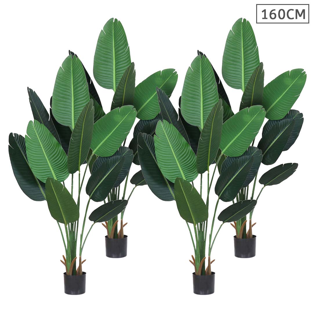 Soga 4X 160Cm Artificial Green Indoor Traveler Banana Fake Decoration Tree Flower Pot Plant, Home &Amp; Living, Home Decor, Artificial Plants, , ,  - Nz Depot 1