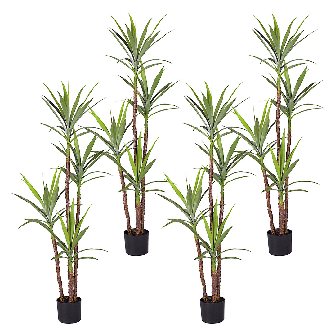 Soga 4X 180Cm Artificial Natural Green Dracaena Yucca Tree Fake Tropical Indoor Plant Home Office Decor, Home &Amp; Living, Home Decor, Artificial Plants, , ,  - Nz Depot 1