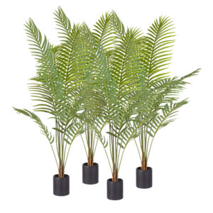 SOGA 4X 180cm Green Artificial Indoor Rogue Areca Palm Tree Fake Tropical Plant Home Office Decor, Home & Living, Home Decor, Artificial Plants, , ,  - NZ DEPOT 1