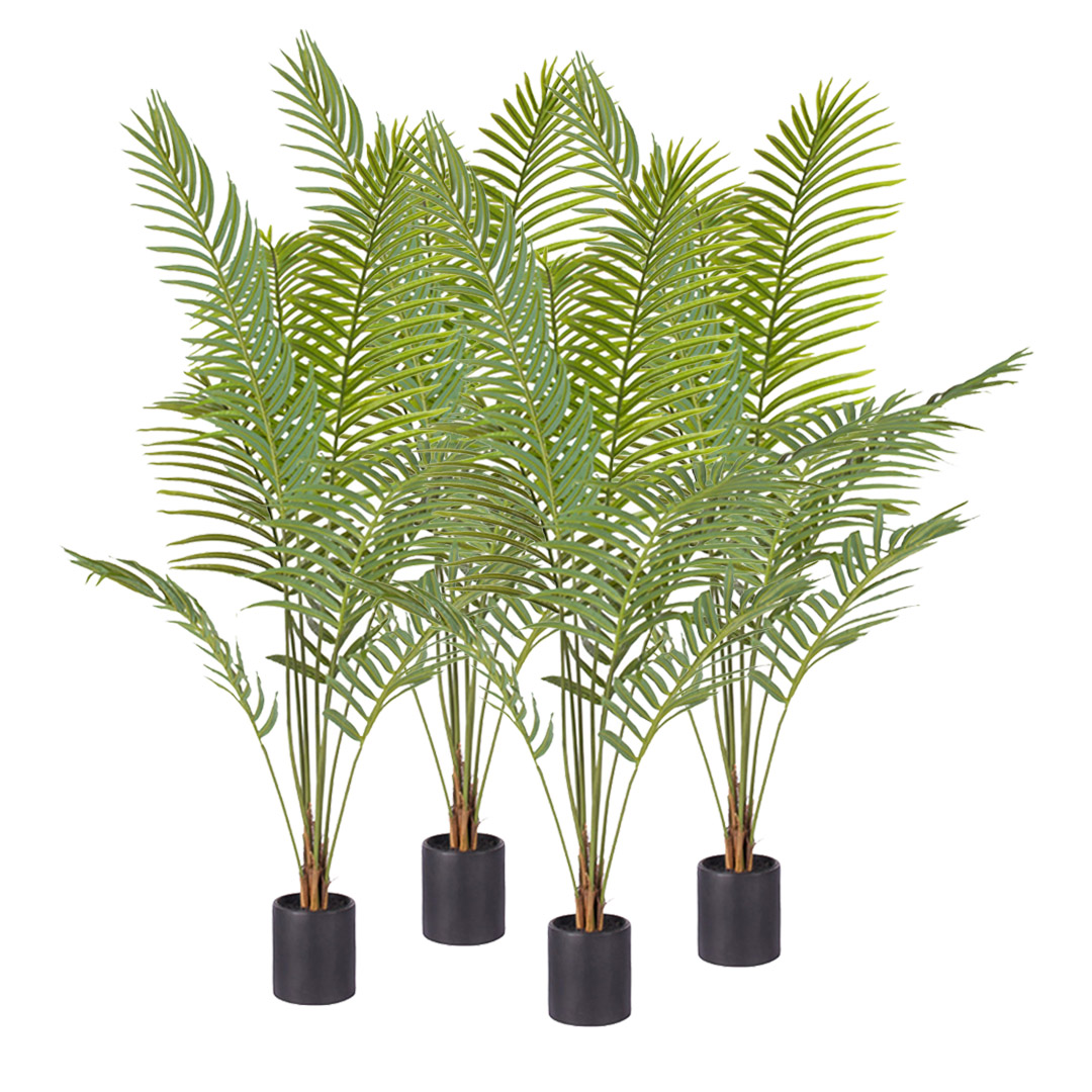 Soga 4X 180Cm Green Artificial Indoor Rogue Areca Palm Tree Fake Tropical Plant Home Office Decor, Home &Amp; Living, Home Decor, Artificial Plants, , ,  - Nz Depot 1