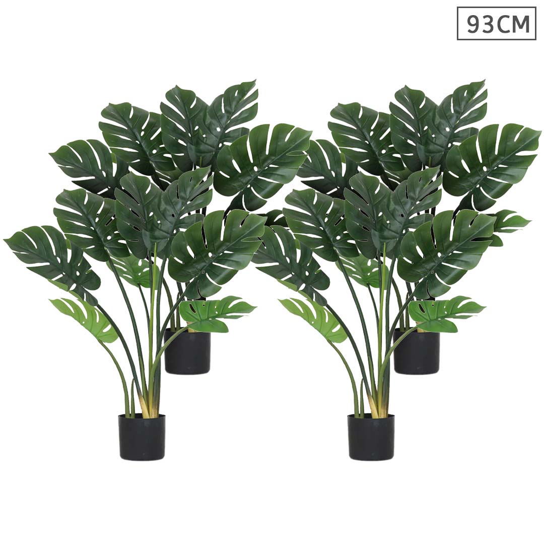 Soga 4X 93Cm Artificial Indoor Potted Turtle Back Fake Decoration Tree Flower Pot Plant, Home &Amp; Living, Home Decor, Artificial Plants, , ,  - Nz Depot 1