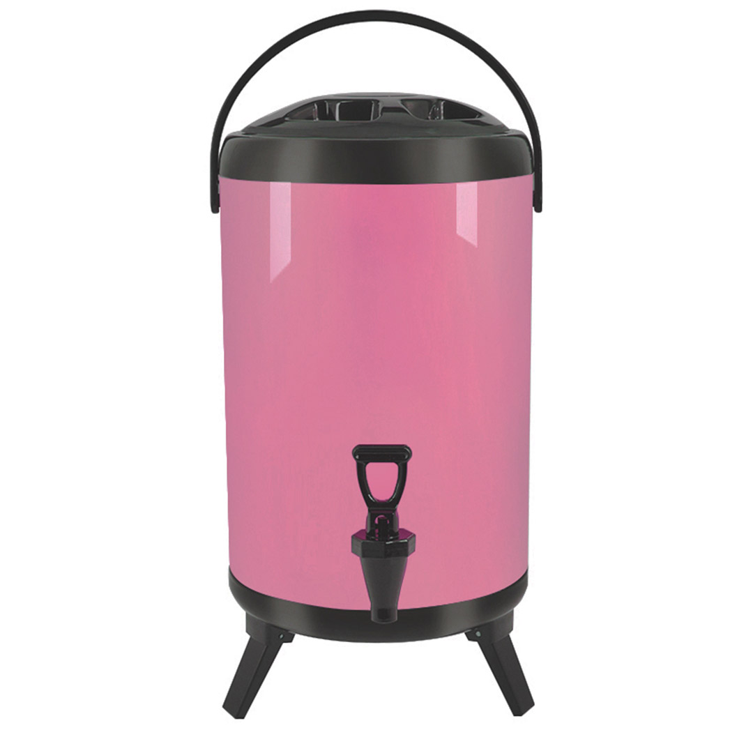 Soga 8L Stainless Steel Insulated Milk Tea Barrel Hot And Cold Beverage Dispenser Container With Faucet Pink, Home &Amp; Living, Kitchen &Amp; Dining, Barware, Spirit Dispensers, ,  - Nz Depot 1