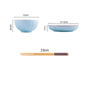 SOGA Blue Japanese Style Ceramic Dinnerware Crockery Soup Bowl Plate Server Kitchen Home Decor Set of 10, Kitchenware, Table Top, Dinnerware, Bowl, ,  - NZ DEPOT 2