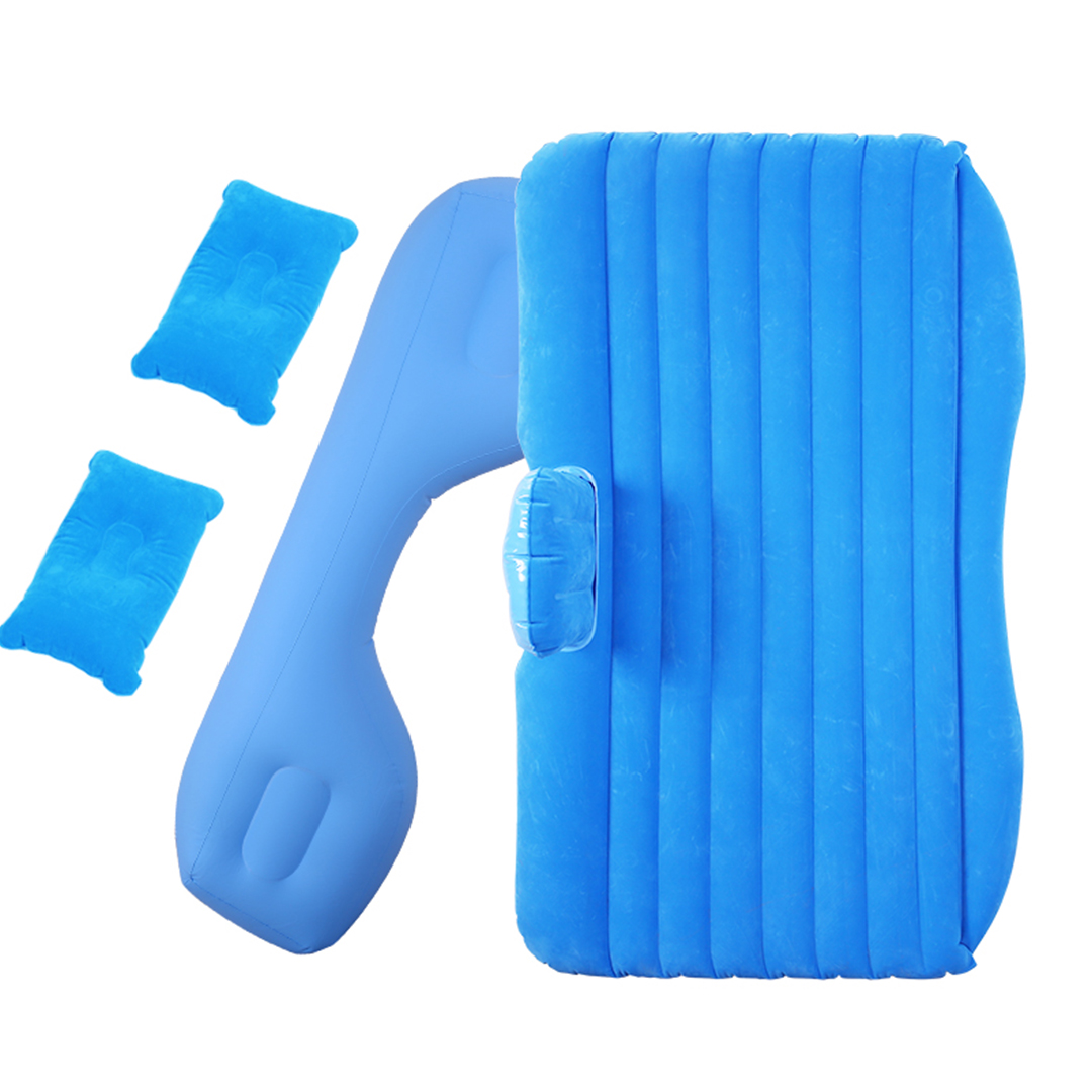 Soga Blue Stripe Inflatable Car Mattress Portable Camping Rest Air Bed Travel Compact Sleeping Kit Essentials, Garden, Tools &Amp; Hardware, Automotive Parts &Amp; Accessories, Accessories &Amp; Car Care, Interior Accessories, ,  - Nz Depot 9