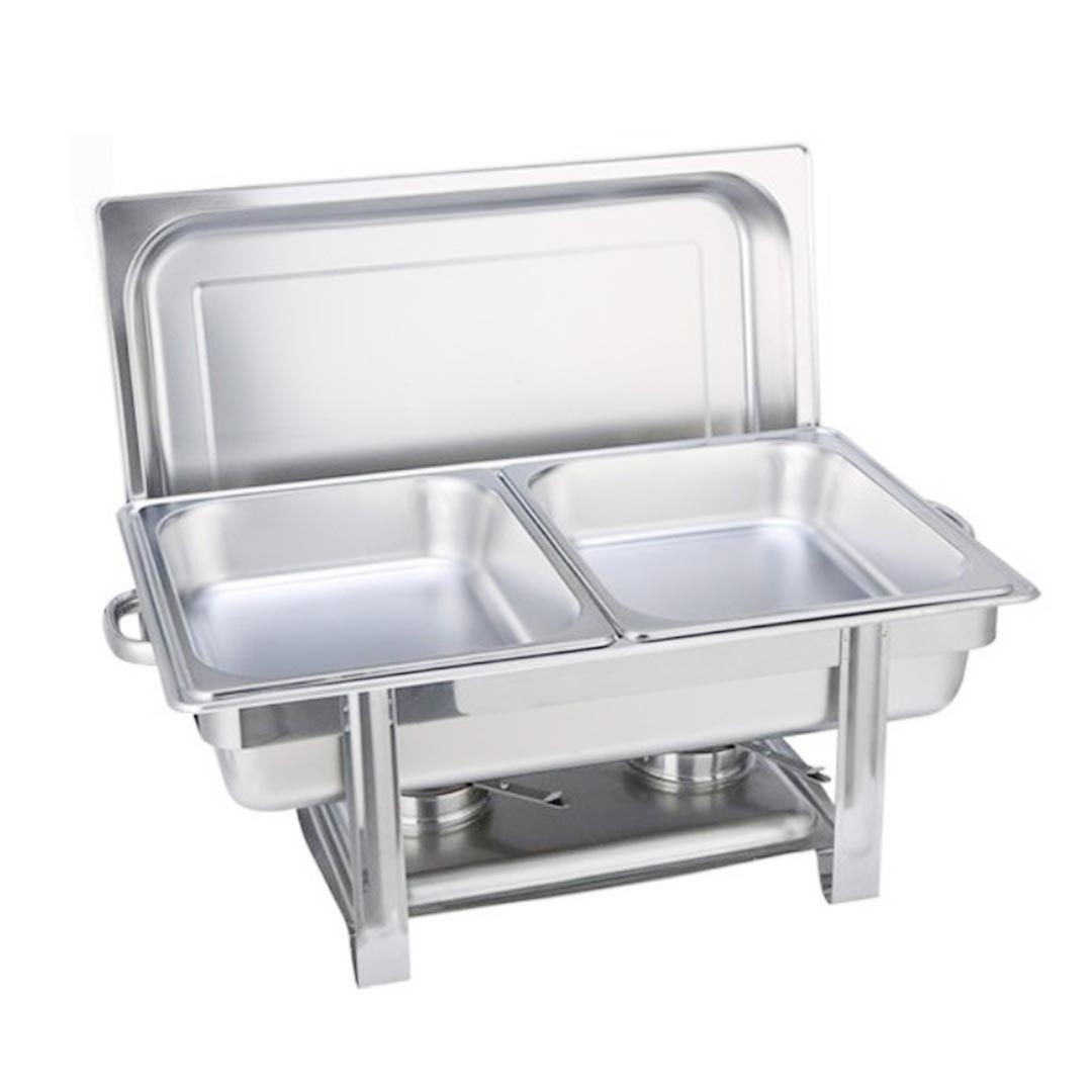 Soga Double Tray Stainless Steel Chafing Catering Dish Food Warmer, Furniture, Kitchen &Amp; Dining Room Furniture, Buffets, Sideboards &Amp; Kitchen Islands, , ,  - Nz Depot 1