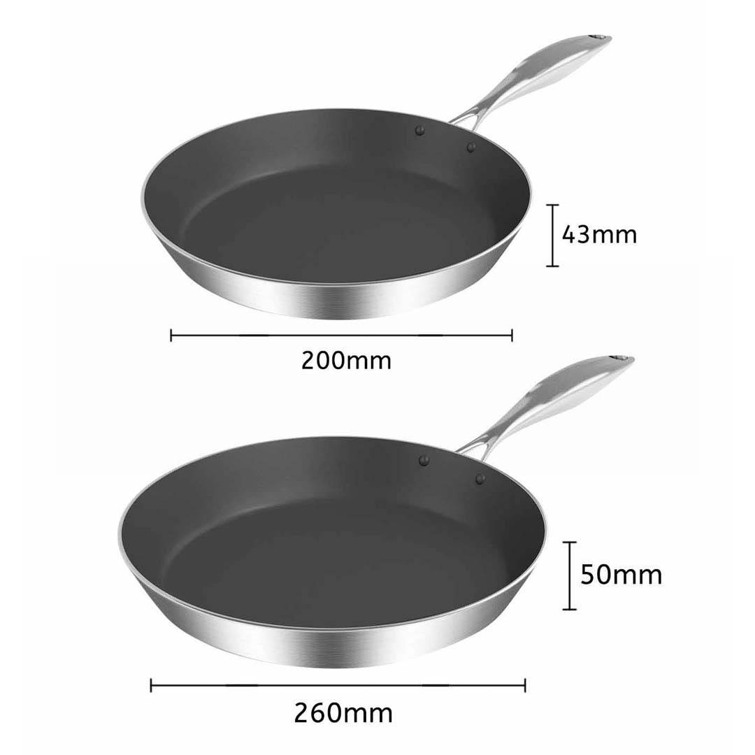 Soga Dual Burners Cooktop Stove With 20Cm And 26Cm Induction Frying Pan Skillet, Home &Amp; Living, Kitchen &Amp; Dining, Cookware, Induction Cookware, ,  - Nz Depot 5