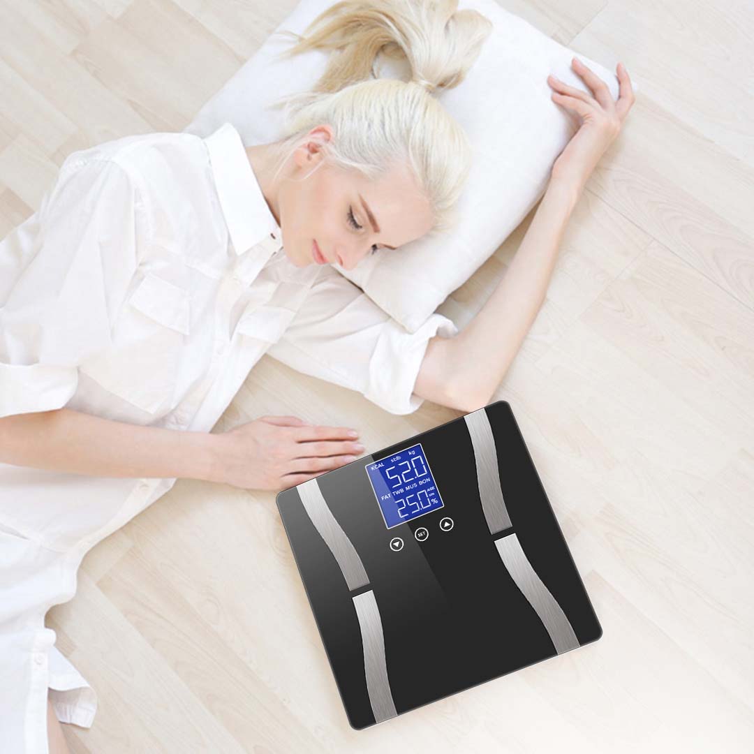 Soga Glass Lcd Digital Body Fat Scale Bathroom Electronic Gym Water Weighing Scales Black, Home &Amp; Living &Gt; Bathroom &Gt; Bathroom Accessories &Gt; Bathroom Scales, , , , ,  - Nz Depot 6