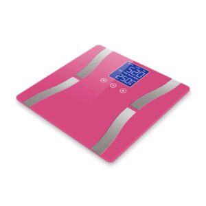 SOGA Glass LCD Digital Body Fat Scale Bathroom Electronic Gym Water Weighing Scales Pink, home & living, bathroom, bathroom accessories, bathroom scales, ,  - NZ DEPOT 2