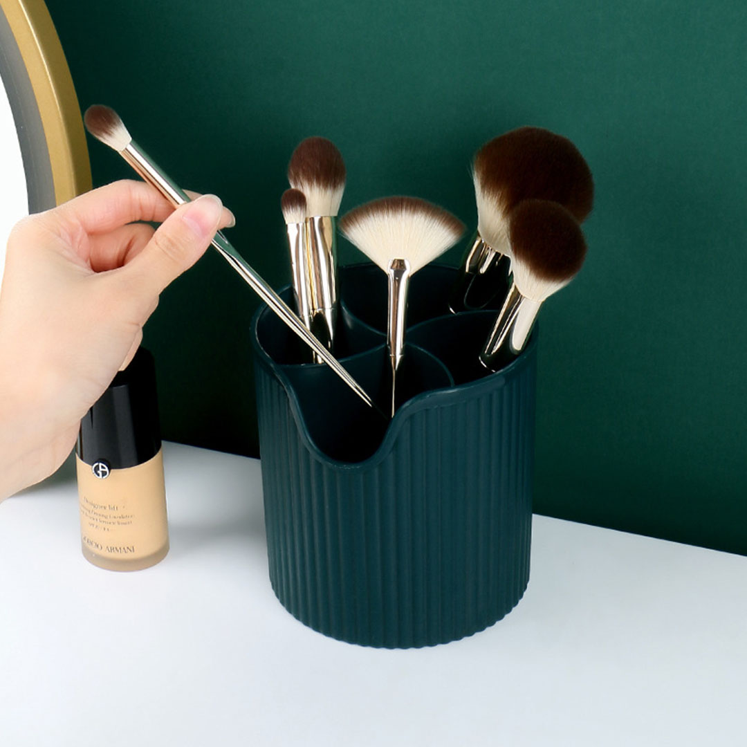 Soga Green Cosmetic Jewelry Storage Organiser Set Makeup Brush Lipstick Skincare Holder Jewelry Storage Box With Handle, Home, Bathroom, Bathroom Accessories, Bathroom Storage, ,  - Nz Depot 2