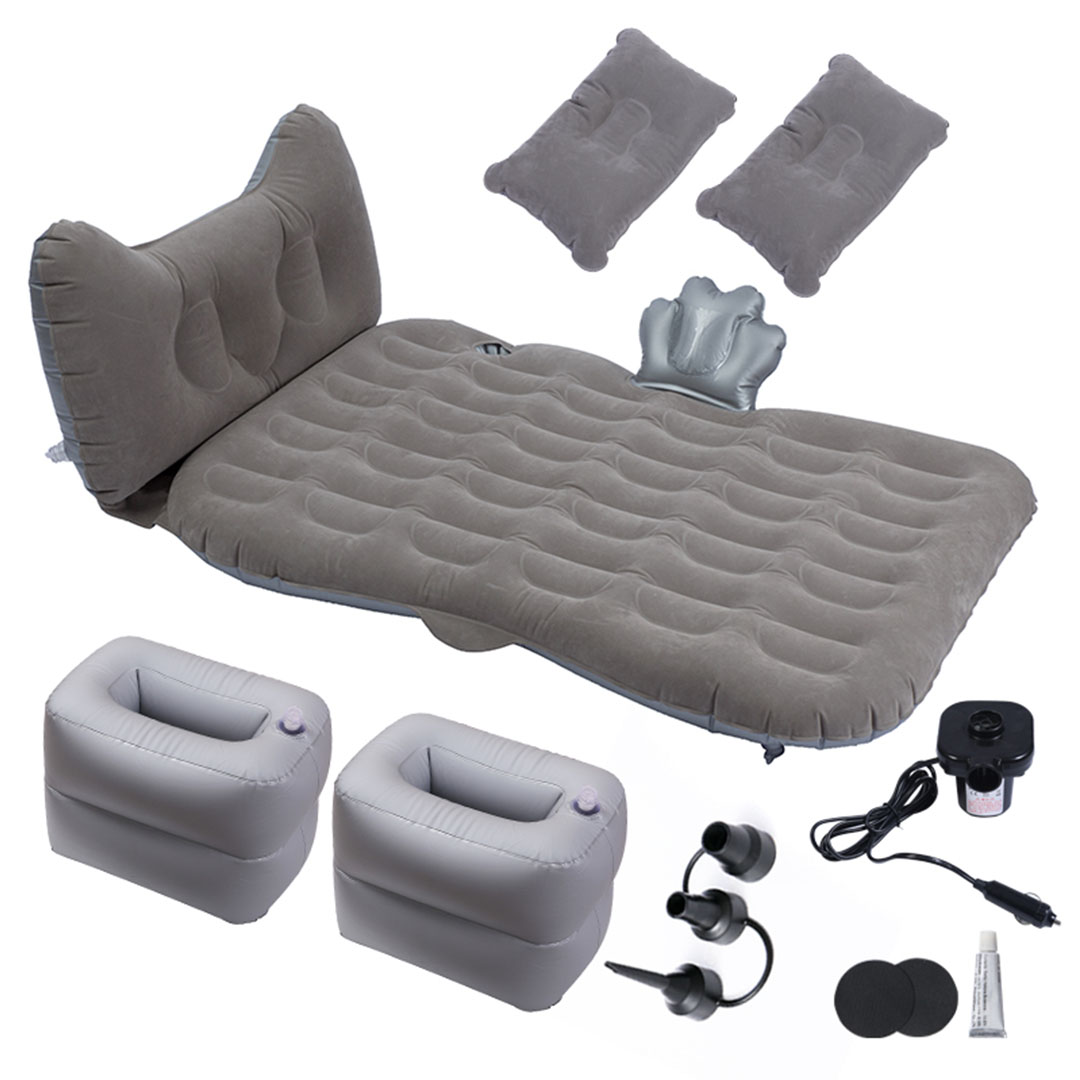 Soga Grey Honeycomb Inflatable Car Mattress Portable Camping Air Bed Travel Sleeping Kit Essentials, Garden, Tools &Amp; Hardware, Automotive Parts &Amp; Accessories, Accessories &Amp; Car Care, Interior Accessories, ,  - Nz Depot 1