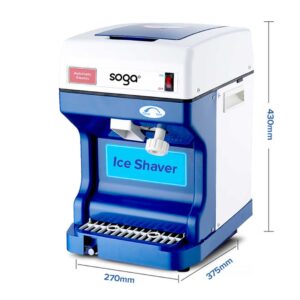 SOGA Ice Shaver Commercial Electric Stainless Steel Ice Crusher Slicer Machine 120KG/h, Electronics & Appliances, Appliances, Small Kitchen Appliances, Specialty Appliances, Ice Maker,  - NZ DEPOT 2