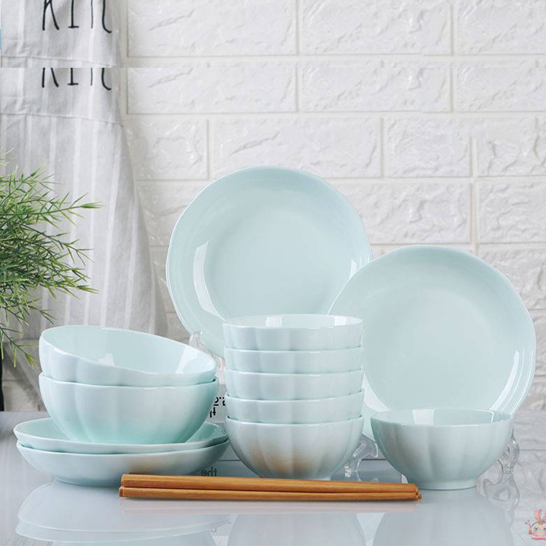 Soga Light Blue Japanese Style Ceramic Dinnerware Crockery Soup Bowl Plate Server Kitchen Home Decor Set Of 10, Kitchenware, Table Top, Dinnerware, Bowl, ,  - Nz Depot 9