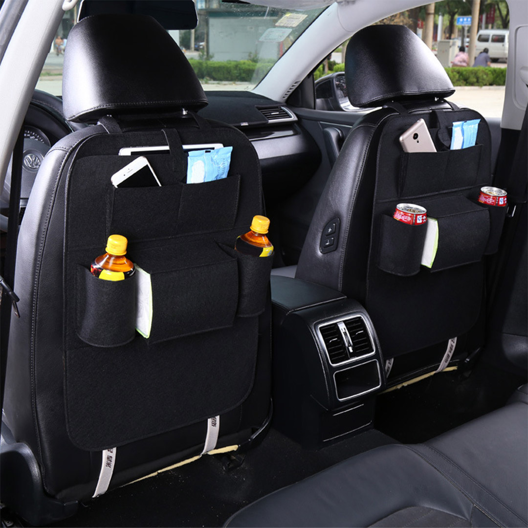 SOGA PVC Leather Car Back Seat Storage Bag Multi-Pocket Organizer Backseat and iPad Mini Holder Black, Garden, Tools & Hardware, Automotive Parts & Accessories, Accessories & Car Care, Interior Accessories, ,  - NZ DEPOT 4