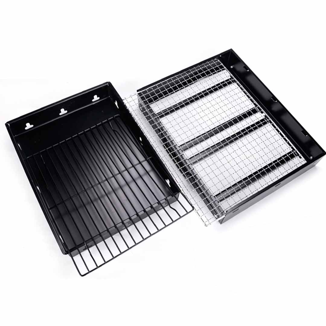 SOGA Portable Mini Folding Thick Box-type Charcoal Grill for Outdoor BBQ Camping, Sports & Outdoors, Camping & Hiking, Gas & Fuel Appliances, Portable Stoves, ,  - NZ DEPOT 4