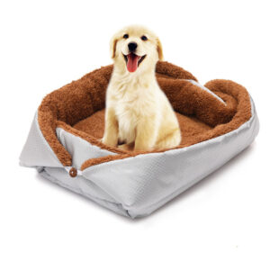 Soga Silver Dual Purpose Cushion Nest Cat Dog Bed Warm Plush Kennel Mat Pet Home Travel Essentials Nz Depot - Nz Depot