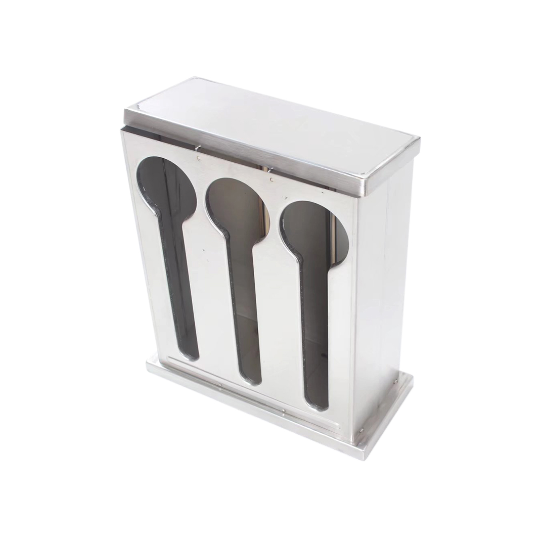 Soga Stainless Steel Buffet Restaurant Spoon Utensil Holder Storage Rack 3 Holes, Home &Amp; Living, Kitchen &Amp; Dining, Tableware, Cutlery, ,  - Nz Depot 3