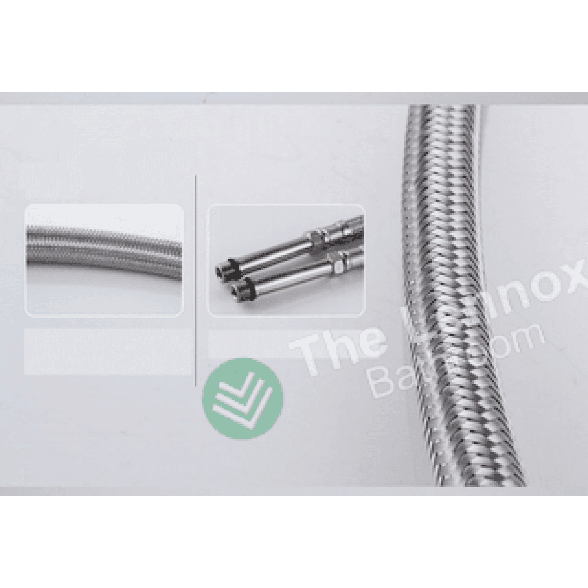 Stainless Steel Braided High-Pressure Water Hose 600Mml, Plumbing Accessories - Nz Depot