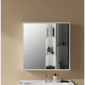 The European Bathroom Led Mirror Cabinet 800Mm 100 Waterproof H3M H3M Mirror Nz Depot - Nz Depot