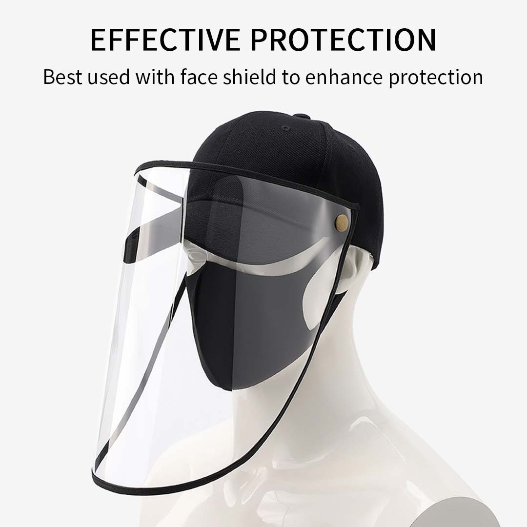 10X Outdoor Protection Hat Anti-Fog Pollution Dust Protective Cap Full Face Hd Shield Cover Adult Black, Business &Amp; Industrial, Work Safety Protective Gear, Protective Masks, , ,  - Nz Depot 4