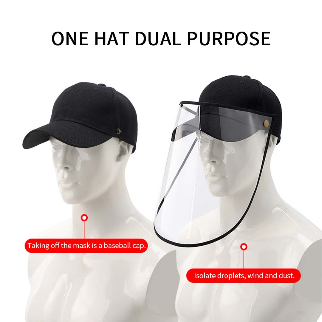 10X Outdoor Protection Hat Anti-Fog Pollution Dust Protective Cap Full Face Hd Shield Cover Adult Black, Business &Amp; Industrial, Work Safety Protective Gear, Protective Masks, , ,  - Nz Depot 9