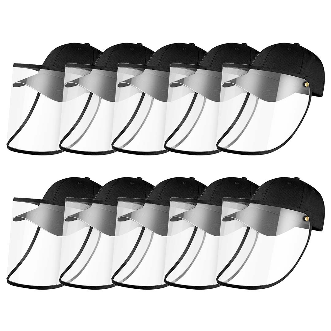 10X Outdoor Protection Hat Anti-Fog Pollution Dust Protective Cap Full Face Hd Shield Cover Adult Black, Business &Amp; Industrial, Work Safety Protective Gear, Protective Masks, , ,  - Nz Depot 1