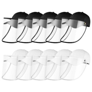 10X Outdoor Protection Hat Anti-Fog Pollution Dust Protective Cap Full Face HD Shield Cover Adult Black/White, Business & Industrial, Work Safety Protective Gear, Protective Masks, , ,  - NZ DEPOT 1