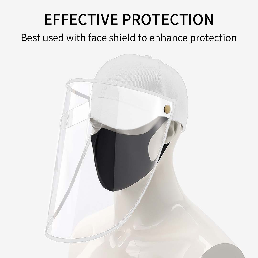 10X Outdoor Protection Hat Anti-Fog Pollution Dust Protective Cap Full Face Hd Shield Cover Adult White, Business &Amp; Industrial, Work Safety Protective Gear, Protective Masks, , ,  - Nz Depot 4