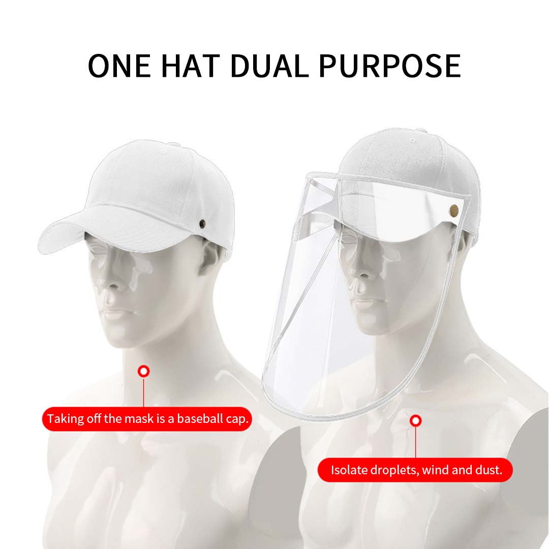 10X Outdoor Protection Hat Anti-Fog Pollution Dust Protective Cap Full Face Hd Shield Cover Adult White, Business &Amp; Industrial, Work Safety Protective Gear, Protective Masks, , ,  - Nz Depot 9