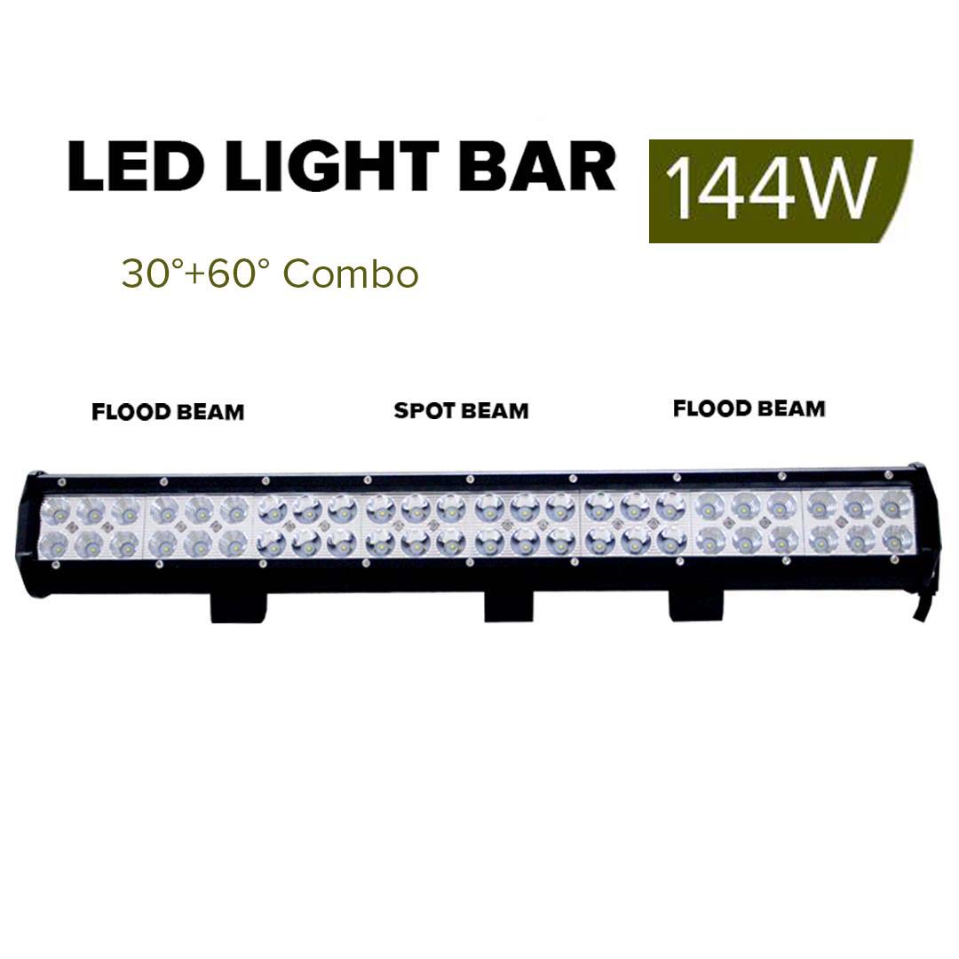 23Inch 144W Cree Led Light Bar Spot Flood Light 4X4 Offroad Work Ute Atv 12V 24V, Garden, Tools &Amp; Hardware, Automotive Parts &Amp; Accessories, Parts &Amp; Servicing, Vehicle Lighting, ,  - Nz Depot 3