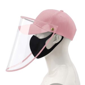 2X Outdoor Protection Hat Anti-Fog Pollution Dust Protective Cap Full Face HD Shield Cover Kids Pink, Business & Industrial, Work Safety Protective Gear, Protective Masks, , ,  - NZ DEPOT 2