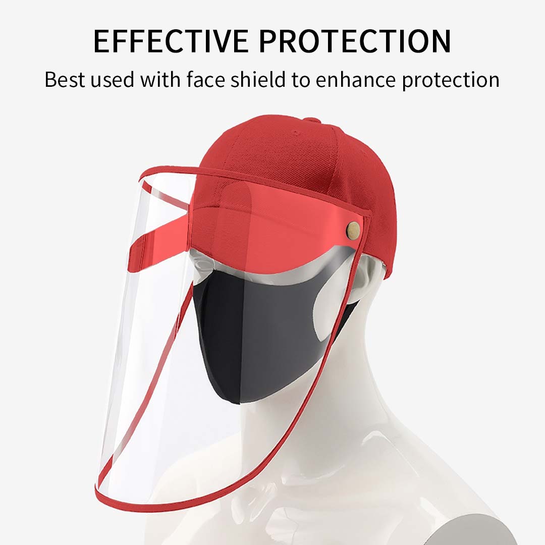 2X Outdoor Protection Hat Anti-Fog Pollution Dust Protective Cap Full Face Hd Shield Cover Kids Red, Business &Amp; Industrial, Work Safety Protective Gear, Protective Masks, , ,  - Nz Depot 4