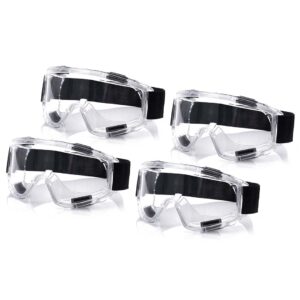 4X Clear Protective Eye Glasses Safety Windproof Lab Goggles Eyewear NZ DEPOT