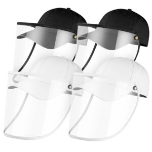 4X Outdoor Protection Hat Anti-Fog Pollution Dust Protective Cap Full Face HD Shield Cover Adult Black/White, Business & Industrial, Work Safety Protective Gear, Protective Masks, , ,  - NZ DEPOT 1